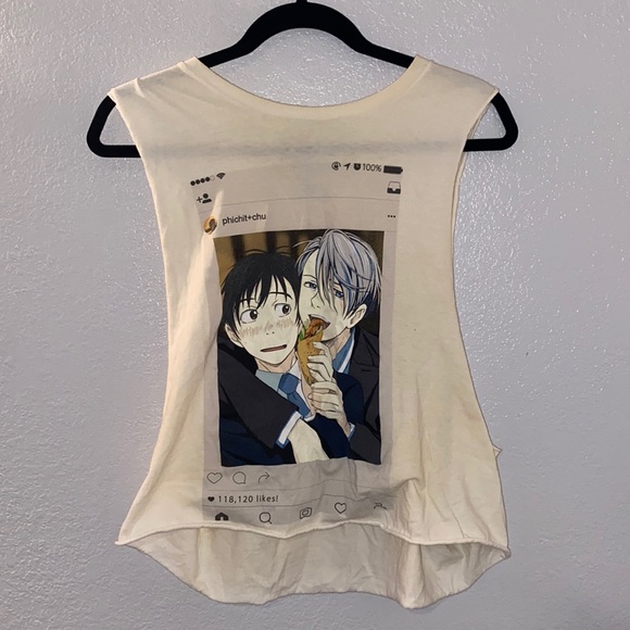 Hot Topic Tops - Yuri On Ice Crop Top